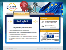 Tablet Screenshot of mon-test-qi.fr